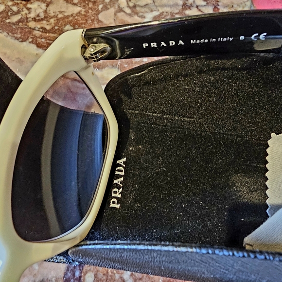 Prada Wayfarer Colorblock Sunglasses - Picture 6 of 11